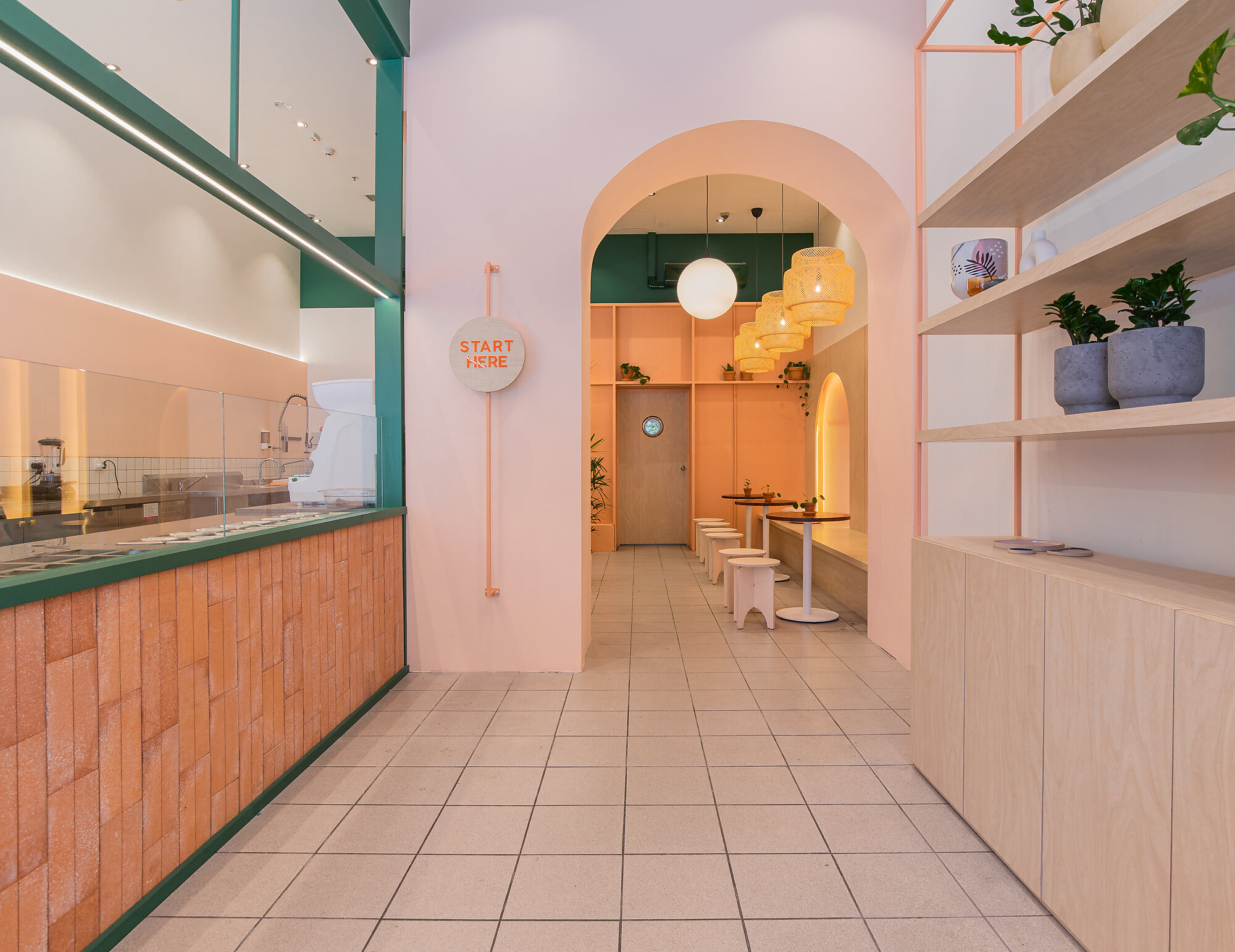 Interior photograph of Sushi Burri by Nhan Tran